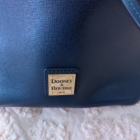 Dooney & Bourke Navy Blue Bucket Bag - Picture 3 of 14